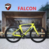 TWITTER FALCON OEM 700C Carbon Hydraulic Disc Brake Road Bike RIV-22S Carbon Frame Road Bicycle for Adults Racing Bike bicycles