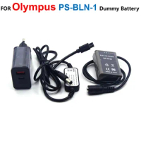 PS-BLN1 BLN-1 DC Coupler Dummy Battery+USB Type-C Power Cable+PD Charger Adapter For Olympus E-M5 OM-D E-M1 E-P5 E-M5 II Camera