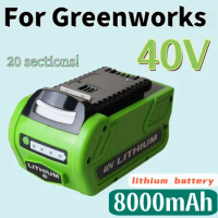 40V 18650 Li-ion Rechargeable Battery 40V 8000mAh for GreenWorks 29462 29472 29282 G-MAX GMAX Lawn Mower Power Tools Battery