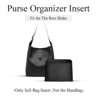 Nylon Purse Organizer Insert Fit for The Row Blake, Zipper Lightweight Inside Storage Bag In Bag Dur