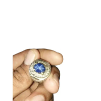 cincin batu runi star biru amerika