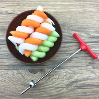 黃瓜麻花螺旋刀創意胡蘿卜不銹鋼果蔬旋卷神器廚房麻花樣造型刀具1入