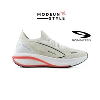 910Nineten KISHI RUN ACTIVE - Sepatu Lari - ABU MUDA MERAH 41