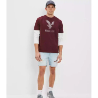Eagle Classic Printed Men's Cotton Daily Sports and Leisure Top T-shirt