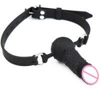 Full Silicone Open Mouth Gag BDSM Bondage Restraints Ball Gags Oral Fixation Sex Toy For Couple Adult Game
