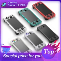 Retroid Pocket 4 PRO Handheld Game Console 8G+128G Android 13 D1100 CPU BT 5.2 Wi-Fi 6 5000mAh Gaming Console