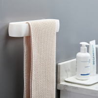 浴室毛巾架墻壁掛式廁所門后免打孔鞋架瀝水置物架衛生間收納神器