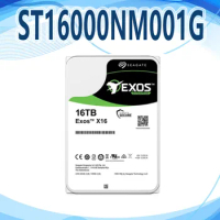 Disco duro SATA para HDD Seagate Exos ST16000NM001G X16 7200rpm 16TB Enterprise 256MB 3,5 ", 100% probado, envío rápido
