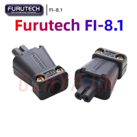 New Furutech Guhe FI-8.1NCF Gold Plated Rhodium Plated 8-word Tail Power Supply Tailstock Thin Welded