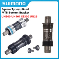 SHIMANO BB-UN101 UN300 ES300 UN26 Square Type/8-splined Bicycle Bottom Bracket for Mountain 68mm, 123mm 113mm 118mm