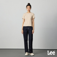 Lee 女款 高腰舒適牛仔寬褲 工作褲 | Modern