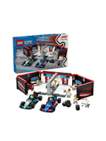 ตัวต่อเสริมทักษะ F1 Garage & Mercedes-AMG & Alpine Cars 60444 หลากสี