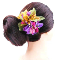 Free shipping 50pcs/ lot HC00009 artificial silk bougainvillea hair clip hair accessories headwear hairpin hawaii flower 2 color