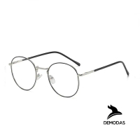 DEMODAS Kacamata Bulat Lensa Photochromic Bluecromic Frame DG9765 Antiradiasi Biru Blueray Pria Wani