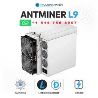 A1 Buy 3 Get 2 Free Bitmain Antminer L9 4500M 16.2G 17.6G 3260W LTC&amp;DOGE Asic Miner
