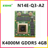 Original K4000M K4000 GDDR5 4GB Video Graphics Card N14E-Q3-A2 For HP 8740W 8760W 8770W for iMac For Dell M6600 M6700 M6800