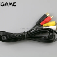 1PCS Good quality Gold Plating 1.8M 6ft Audio Video AV Cable for SEGA Saturn SS System console