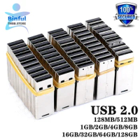 1PCS Wholesale UPD Chip USB 2.0 128M 512M 2G 4G 8G 16G 32G 64GB 128GB Pendrive Memory Disk Flash Short Universal Board Udisk DIY