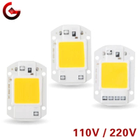 LED Chip 10W 20W 30W 50W 220V 110V COB Lamp Beads Smart IC No Need Driver LED Bulb for Flood Light Spotlight Diy Lighting