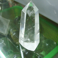 天然水晶柱原石擺件 水晶原石擺件  天然白水晶簇  消磁防輻射1入