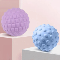 【E.dot】2入組 瑜珈肌肉放鬆足底筋膜球(按摩球/健身球/刺蝟球)