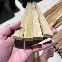 Lis Kayu Jati asli ukuran 2x1