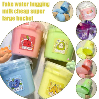 Fake Water Bucket Thick Slime Toys Reusable Foam Thick Cloud Slime Girls Toys Slime Games Q6J3