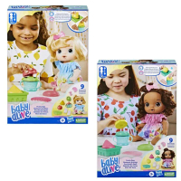 Baby Alive Fruity Sips Juice Doll Blonde and Brown Hair