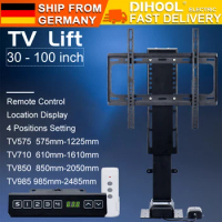 TV Lift Motorized Remote Control 32-85inch Electric DC Motor Plasma LCD Stand Lifter Cabinet TV Mount Bracket