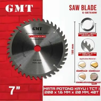 MATA POTONG KAYU 7 INCH X 40T GMT CIRCULAR SAW BLADE