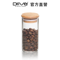 【Driver】竹蓋玻璃小罐 120ml(咖啡罐 咖啡豆 收納罐 茶罐)