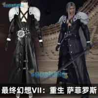 Game Final Fantasy 7 Remake Sephiroth Cosplay Costume Halloween Video Adult Costumes Outfit Custom Made