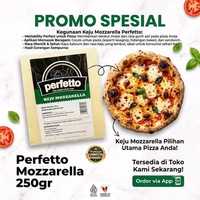 Keju Perfetto Keju Mozarella Perfetto 250gr
