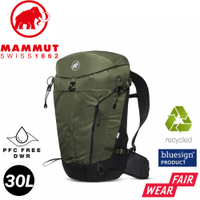 【MAMMUT 長毛象 女 MA Lithium 30L 多功能健行後背包《深沼澤綠/黑》】2530-00740/雙肩背包/登山