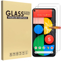 Tempered Glass for Google Pixel 5 Screen Protector Phone Glass Film Anti-Scratch 9H High Definition Transparent