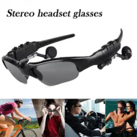 2 in 1 Wireless Headset with Sunglasses Smart Bluetooth Earphones Cool Glasses anti-interference Motorcycle Headphone