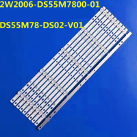 10PCS/lot 5LED(3V) 530MM LED Backlight Strip for TI5510DLEDDS 2W2006-DS55M7800-01 DS55M78-DS02-V01 DSBJ-WG