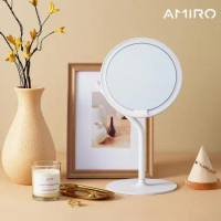 AMIRO Mate S系列LED高清日光化妝鏡 極簡白(LED鏡美妝鏡)