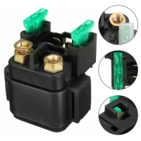 Starter Solenoid Relay Compatible 12V Professional Motor Starter Relay Solenoid Sturdy Motorbike Starter Relay for Car Auto