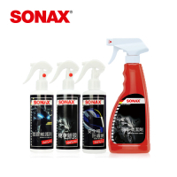 SONAX 機車美容組 機車清潔 機車鍍膜 安全帽防霧 塑膠維護 組合限時增量 德國進口-快速到貨
