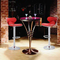 Modern minimalist bar stool Bar stool Leather bar chairs