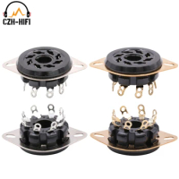 8pin Bakelite Vacuum Tube Socket Valve Base for KT88 EL34 5AR4 6SL7 5881 6V6 6L6 6CA7 6SN7 Vintage Audio Amplifier Hifi DIY