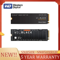 WD BLACK SN850X 1TB 2TB NVMe Internal Gaming SSD Solid State Drive Gen4 PCIe M.2 2280 Up to 7300 MB/