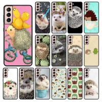 Hedgehog ride a bike Animal Art phone COVER For samsung galaxy S24 ULTRA S23PLUS S21 S20fe S20ULTRA S21Fe S22PLUS S23ULTRA case