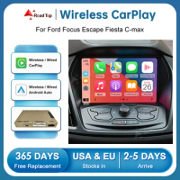 Road Top Wireless Carplay for Ford Focus Escape Fiesta C-max Sync 2 With Android Auto Mirror Link Airplay Car Play Functions