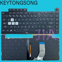 English Keyboard for ASUS ROG Strix Scar III G512 L 3 PLUS G531 G531G S5D G531GT GL531 G531GV G531GU US light blue