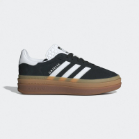 adidas 愛迪達 Gazelle Bold W 女 休閒鞋 經典 復古 三葉草 厚底 增高 黑 白(IE0876)