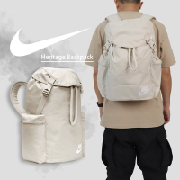 Nike 後背包 Heritage 象牙白 包包 抽繩 束口 翻蓋 男女款 包包 雙肩背 DV3049-104