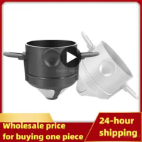 Portable Coffee Filter Stainless Steel Drip Coffee Tea Holder Funnel Baskets Reusable Tea Infuser Stand Coffee Dripper