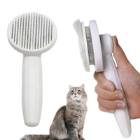 {Aksesori binatang} Cat Comb Hair Removal Magic Comb panjang dan pendek kucing boneka rambut kehingan kucing dan anjing Universal Needle Comb Supplies